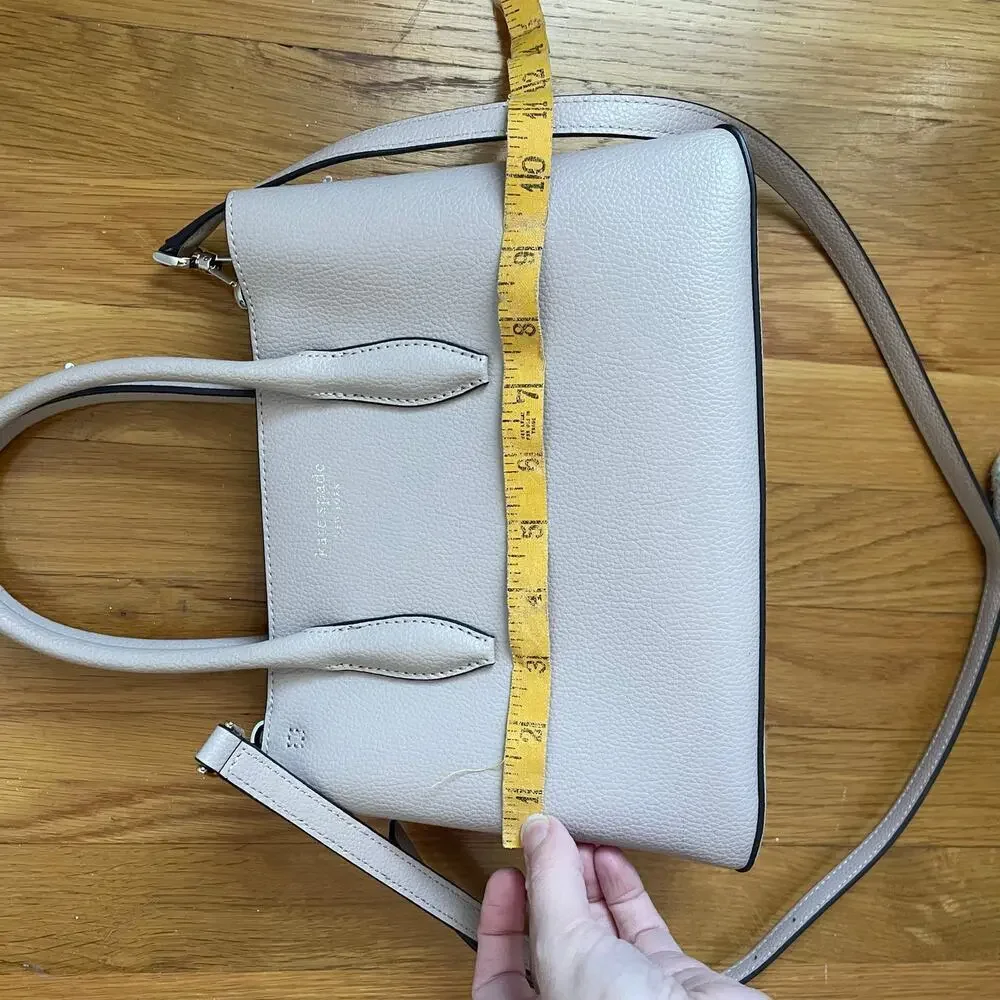 Kate Spade New York Eva Small Top Handle Crossbody Bag Blush Pebbled Leather